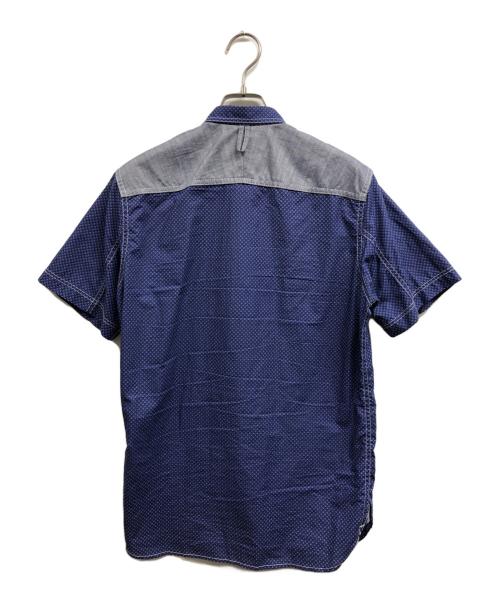 COMME des GARCONS JUNYA WATANABE MAN（コム デ ギャルソン ジュンヤ ワタナベ マン）COMME des GARCONS JUNYA WATANABE MAN (コム デ ギャルソン ジュンヤ ワタナベ マン) 半袖シャツ ネイビー サイズ:Sの古着・服飾アイテム