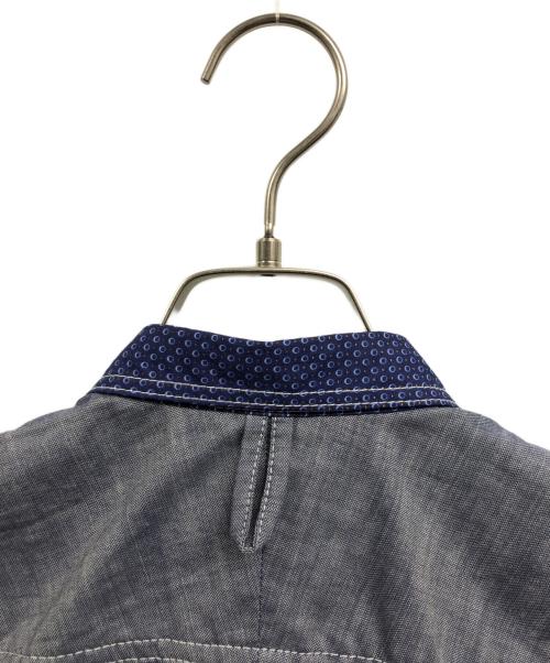 COMME des GARCONS JUNYA WATANABE MAN（コム デ ギャルソン ジュンヤ ワタナベ マン）COMME des GARCONS JUNYA WATANABE MAN (コム デ ギャルソン ジュンヤ ワタナベ マン) 半袖シャツ ネイビー サイズ:Sの古着・服飾アイテム