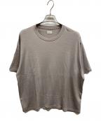 CAPERTICAカペルチカ）の古着「Super120s Washable Wool Jersey Oversized Tee」｜グレー