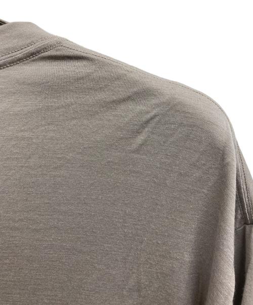 CAPERTICA（カペルチカ）CAPERTICA (カペルチカ) Super120s Washable Wool Jersey Oversized Tee グレー サイズ:3の古着・服飾アイテム