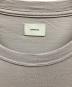 中古・古着 CAPERTICA (カペルチカ) Super120s Washable Wool Jersey Oversized Tee グレー サイズ:3：5000円