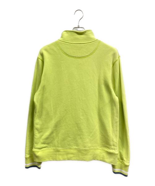 stussy（ステューシー）stussy (ステューシー) ハーフジップスウェット イエロー サイズ:Lの古着・服飾アイテム