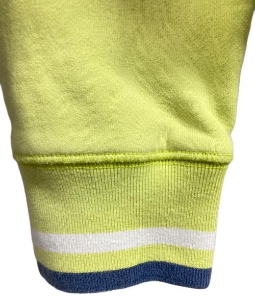 stussy（ステューシー）stussy (ステューシー) ハーフジップスウェット イエロー サイズ:Lの古着・服飾アイテム