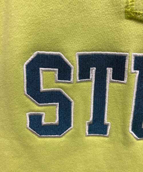stussy（ステューシー）stussy (ステューシー) ハーフジップスウェット イエロー サイズ:Lの古着・服飾アイテム