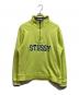 stussy（ステューシー）の古着「ハーフジップスウェット」｜イエロー