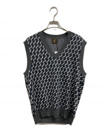 Paul Stuart（ポールスチュアート）の古着「Vネックニット」｜グレー