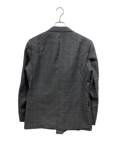 TAKEO KIKUCHI（タケオキクチ）TAKEO KIKUCHI (タケオキクチ) DORMEUIL SPORTEXストライプスーツ グレー サイズ:L 未使用品の古着・服飾アイテム