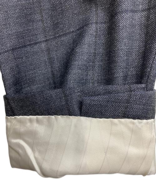 TAKEO KIKUCHI（タケオキクチ）TAKEO KIKUCHI (タケオキクチ) DORMEUIL SPORTEXストライプスーツ グレー サイズ:L 未使用品の古着・服飾アイテム