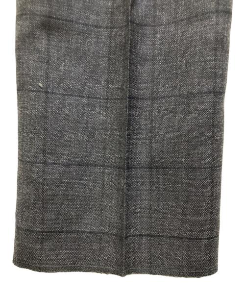 TAKEO KIKUCHI（タケオキクチ）TAKEO KIKUCHI (タケオキクチ) DORMEUIL SPORTEXストライプスーツ グレー サイズ:L 未使用品の古着・服飾アイテム