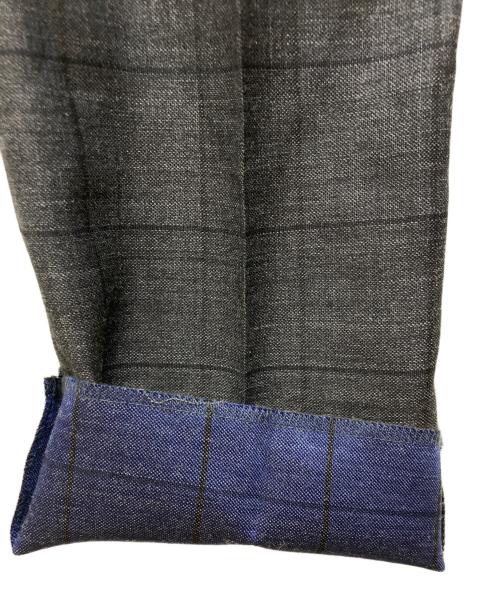 TAKEO KIKUCHI（タケオキクチ）TAKEO KIKUCHI (タケオキクチ) DORMEUIL SPORTEXストライプスーツ グレー サイズ:L 未使用品の古着・服飾アイテム