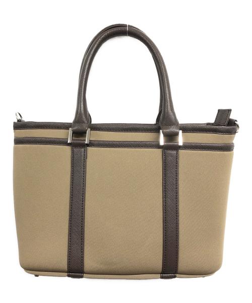 TAKEO KIKUCHI（タケオキクチ）TAKEO KIKUCHI (タケオキクチ) スポンディッシュ ミニトート ブラウン 未使用品の古着・服飾アイテム