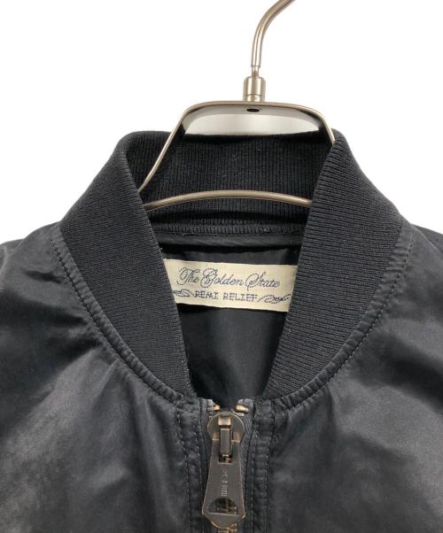REMI RELIEF（レミレリーフ）REMI RELIEF (レミレリーフ) MA-1ジャケット ブラック サイズ:Mの古着・服飾アイテム