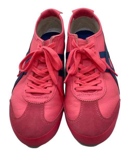 Onitsuka Tiger（オニツカタイガー）Onitsuka Tiger (オニツカタイガー) MEXICO 66 ローカットスニーカー ピンク サイズ:26.5の古着・服飾アイテム