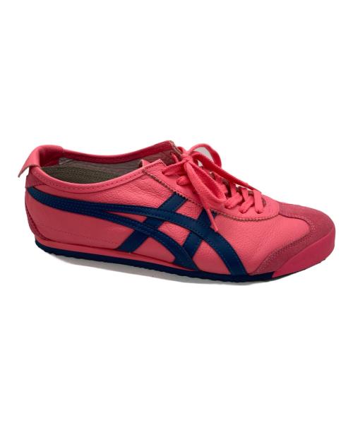 Onitsuka Tiger（オニツカタイガー）Onitsuka Tiger (オニツカタイガー) MEXICO 66 ローカットスニーカー ピンク サイズ:26.5の古着・服飾アイテム