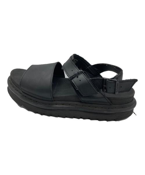 Dr.Martens（ドクターマーチン）Dr.Martens (ドクターマーチン) ストラップサンダル ブラック サイズ:26の古着・服飾アイテム
