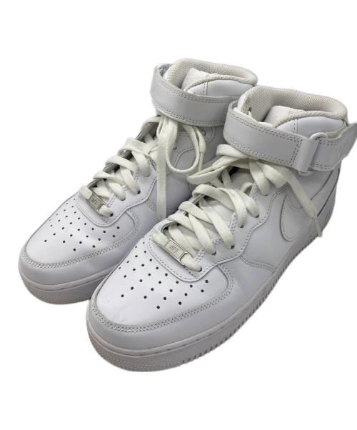 NIKE（ナイキ）NIKE (ナイキ) AIR FORCE 1 MID ’07 ホワイト サイズ:27の古着・服飾アイテム