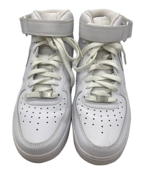NIKE（ナイキ）NIKE (ナイキ) AIR FORCE 1 MID ’07 ホワイト サイズ:27の古着・服飾アイテム
