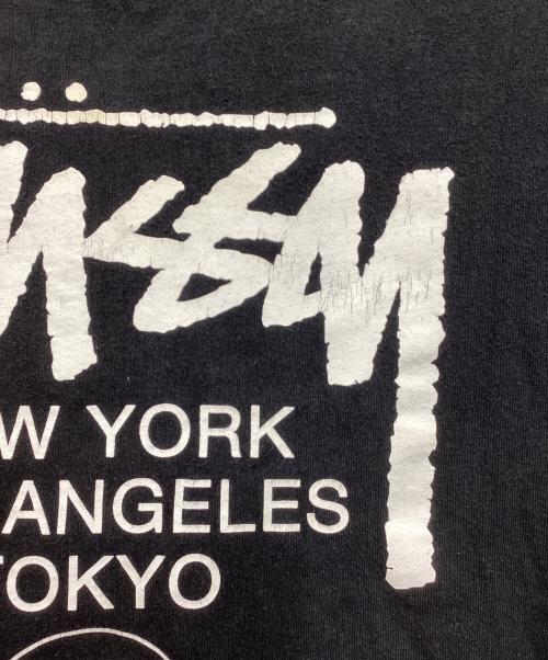 stussy（ステューシー）stussy (ステューシー) プリントTシャツ ブラック サイズ:Mの古着・服飾アイテム