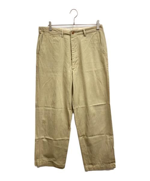 US ARMY（ユーエスアーミー）US ARMY (ユーエスアーミー) 50ｓM-45Chino Trousers ベージュ サイズ:36の古着・服飾アイテム