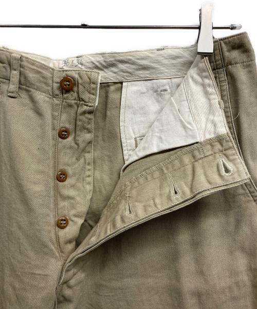 US ARMY（ユーエスアーミー）US ARMY (ユーエスアーミー) 50ｓM-45Chino Trousers ベージュ サイズ:36の古着・服飾アイテム