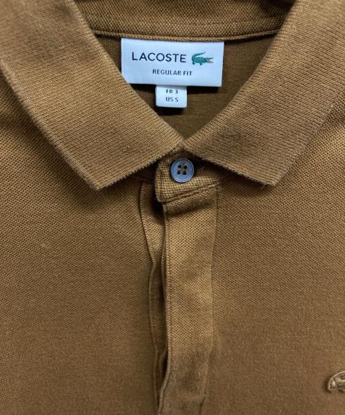 LACOSTE（ラコステ）LACOSTE (ラコステ) ポロシャツ ブラウン サイズ:Sの古着・服飾アイテム