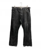 LEVI'Sリーバイス）の古着「517ブーツカットデニムパンツ」｜ブラック
