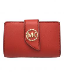 MICHAEL KORS（マイケル・コース）の古着「2つ折り財布」｜レッド