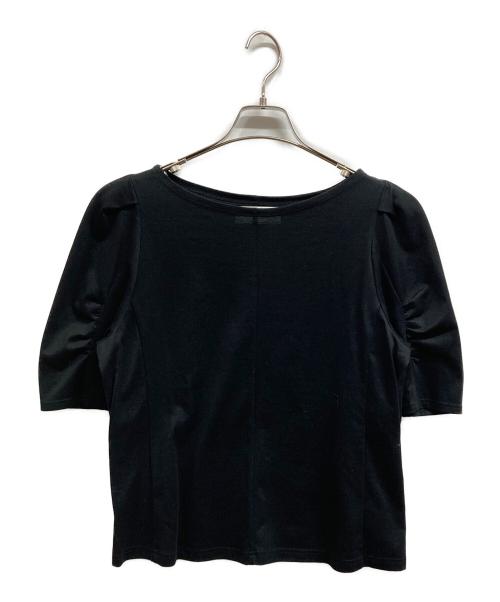 MUVEIL（ミュベール）MUVEIL (ミュベール) MUVEIL半袖Tシャツ　 ブラック サイズ:38の古着・服飾アイテム