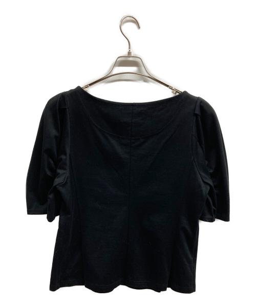 MUVEIL（ミュベール）MUVEIL (ミュベール) MUVEIL半袖Tシャツ　 ブラック サイズ:38の古着・服飾アイテム