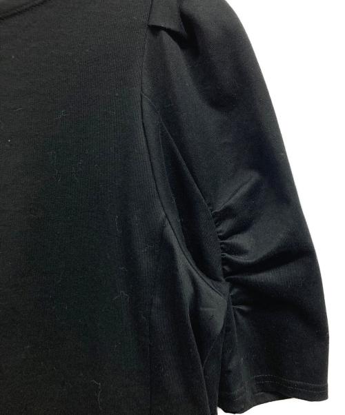 MUVEIL（ミュベール）MUVEIL (ミュベール) MUVEIL半袖Tシャツ　 ブラック サイズ:38の古着・服飾アイテム