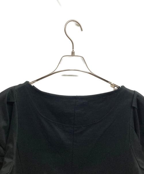 MUVEIL（ミュベール）MUVEIL (ミュベール) MUVEIL半袖Tシャツ　 ブラック サイズ:38の古着・服飾アイテム