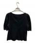 MUVEIL (ミュベール) MUVEIL半袖Tシャツ　 ブラック サイズ:38：5000円