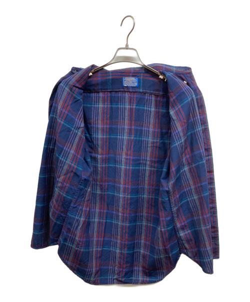 PENDLETON（ペンドルトン）PENDLETON (ペンドルトン) 70’s チェックウールシャツ ブルー サイズ:Mの古着・服飾アイテム