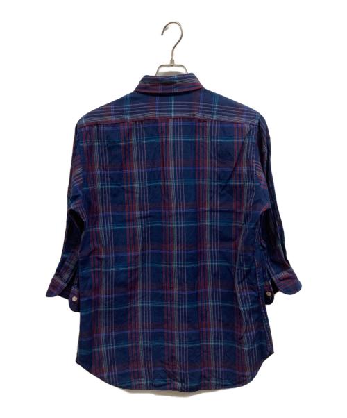 PENDLETON（ペンドルトン）PENDLETON (ペンドルトン) 70’s チェックウールシャツ ブルー サイズ:Mの古着・服飾アイテム