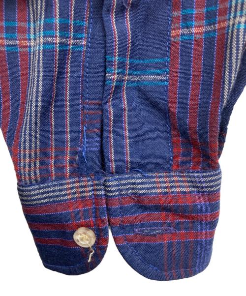 PENDLETON（ペンドルトン）PENDLETON (ペンドルトン) 70’s チェックウールシャツ ブルー サイズ:Mの古着・服飾アイテム