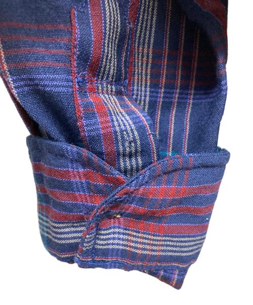 PENDLETON（ペンドルトン）PENDLETON (ペンドルトン) 70’s チェックウールシャツ ブルー サイズ:Mの古着・服飾アイテム