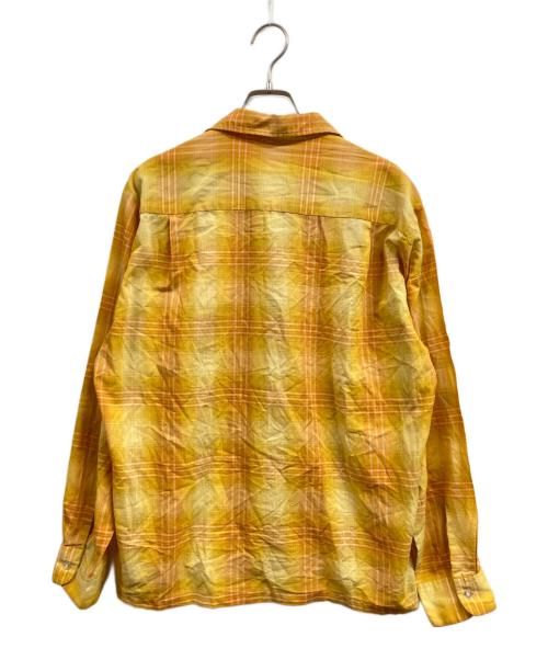 TOWN CRAFT（タウンクラフト）TOWN CRAFT (タウンクラフト) 60’s~ チェックシャツ イエロー サイズ:Mの古着・服飾アイテム