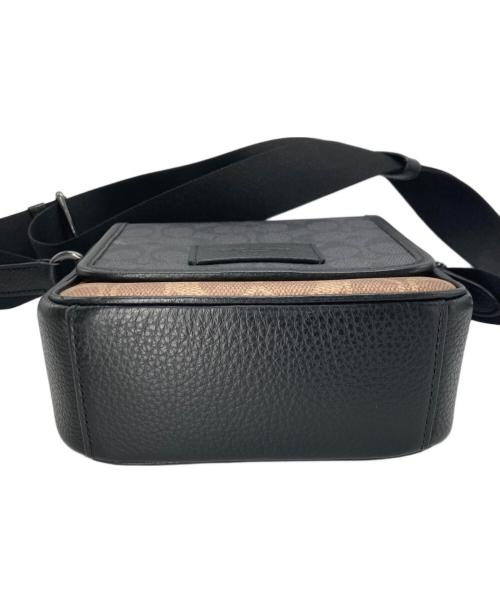 COACH（コーチ）COACH (コーチ) メッセンジャー ショルダーバッグ ブラックの古着・服飾アイテム