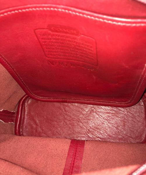 COACH（コーチ）COACH (コーチ) ショルダーバッグ レッドの古着・服飾アイテム