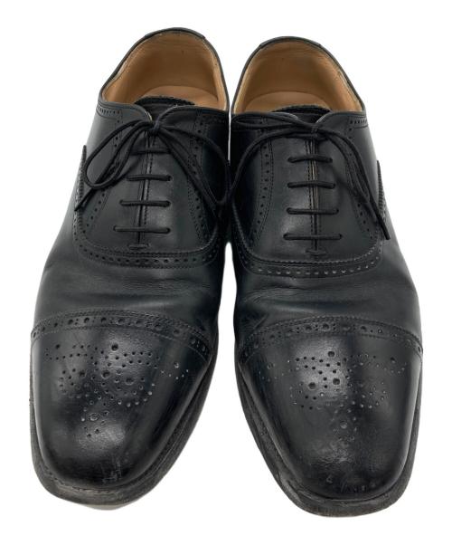 SCOTCH GRAIN（スコッチグレイン）SCOTCH GRAIN (スコッチグレイン) ストレートチップシューズ ブラック サイズ:25 1/2の古着・服飾アイテム