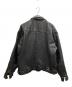 BEAMS (ビームス) ユーズド加工 レザー ジップブルゾン ブラック サイズ:L：30000円