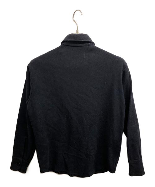 C.P.O by campus（シーピーオーバイキャンパス）C.P.O by campus (シーピーオーバイキャンパス) ウールシャツ ネイビー サイズ:14 1/2の古着・服飾アイテム