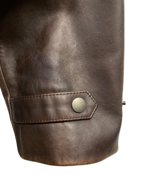 PAUL SMITH（ポールスミス）Paul Smith (ポールスミス) ホースレザージャケット ブラウン サイズ:Mの古着・服飾アイテム