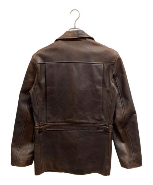 PAUL SMITH（ポールスミス）Paul Smith (ポールスミス) ホースレザージャケット ブラウン サイズ:Mの古着・服飾アイテム