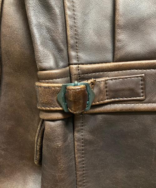 PAUL SMITH（ポールスミス）Paul Smith (ポールスミス) ホースレザージャケット ブラウン サイズ:Mの古着・服飾アイテム