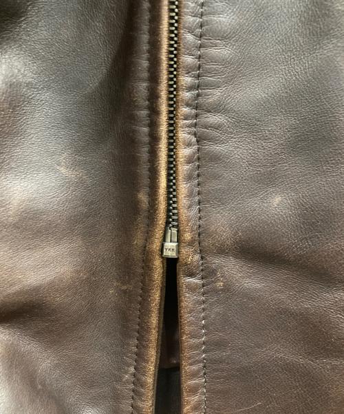 PAUL SMITH（ポールスミス）Paul Smith (ポールスミス) ホースレザージャケット ブラウン サイズ:Mの古着・服飾アイテム