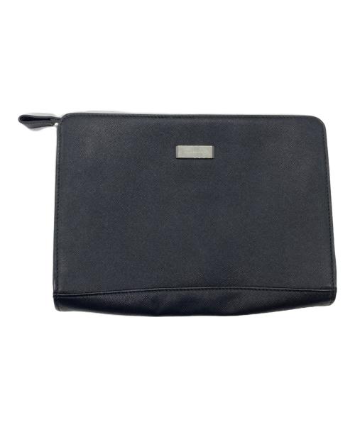 BURBERRY（バーバリー）BURBERRY (バーバリー) ビジネス クラッチバッグ ブラックの古着・服飾アイテム