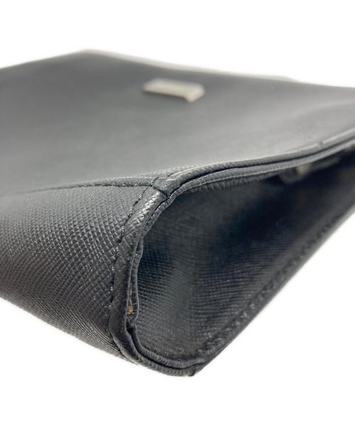 BURBERRY（バーバリー）BURBERRY (バーバリー) ビジネス クラッチバッグ ブラックの古着・服飾アイテム