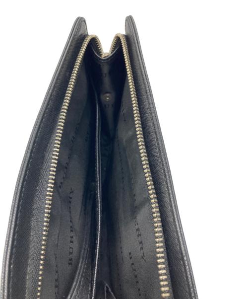 BURBERRY（バーバリー）BURBERRY (バーバリー) ビジネス クラッチバッグ ブラックの古着・服飾アイテム
