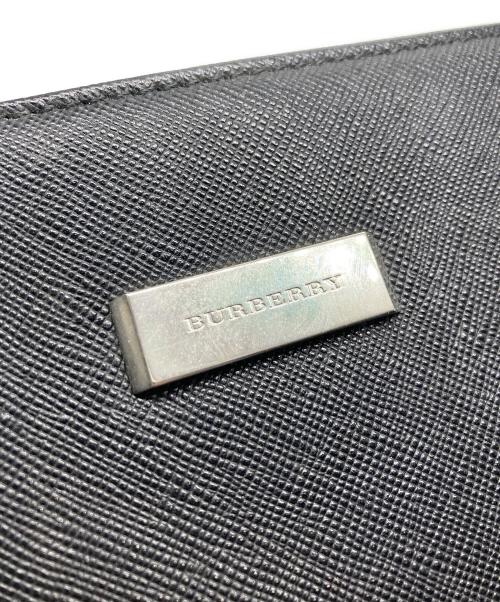 BURBERRY（バーバリー）BURBERRY (バーバリー) ビジネス クラッチバッグ ブラックの古着・服飾アイテム